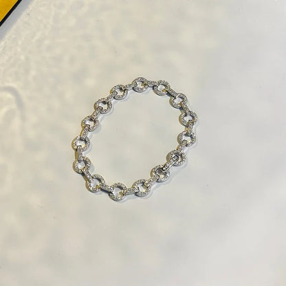 2025 Original Full Moissanite Tennis Bracelet for Woman Man 925 Silver Pass Diamond Tester Link Chain Bracelets 14-20cm