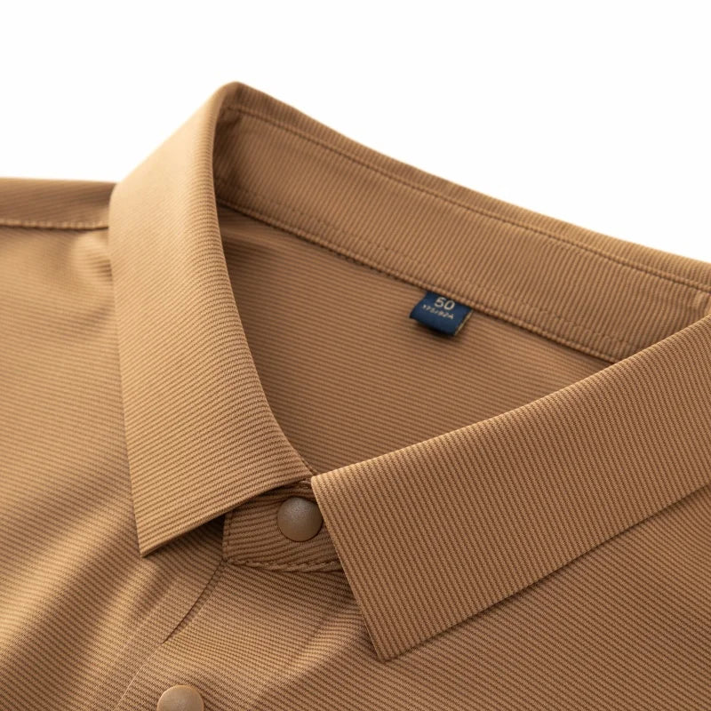 Luxury Brand Men's Polo Shirt New Lapel Print Short Sleeve T-Shirt Summer Breathable Skin Friendly Casual Business Mens Clothing