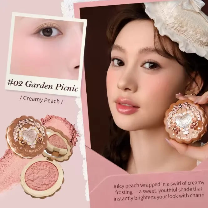Little Angel Collection Makeup Gift Box Eyeshadow Blush Cream Matte Lipstick Highlighter Full Kit All In One