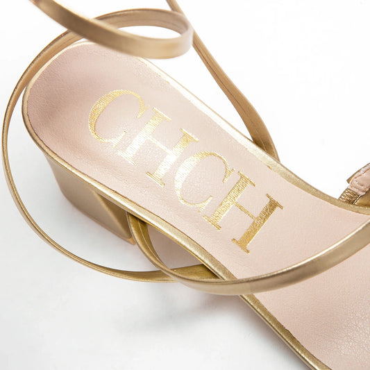 Women's High Heels New Summer Black Strap Casual Shoes Commuting Women's Shoes 6CM