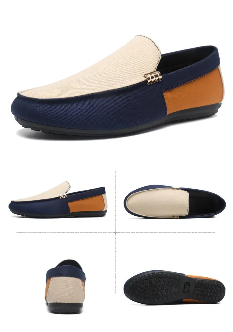 Business Shoes Fashion Casual Shoes Man Luxury Leather Loafers Breathable Slip on Male Boat Shoes Moccasins Driving Shoe