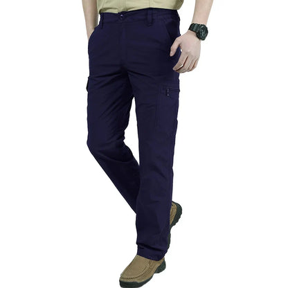 Casual Men Pants Summer Multiple Pockets Cargo Pants Quick Dry Thin Trousers Outdoor Hiking Workout Breathable Long Pant New