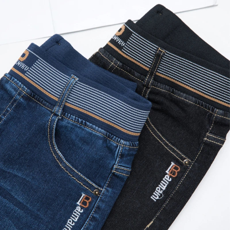 Women Casual Elastic High Waist Skinny Denim Pants