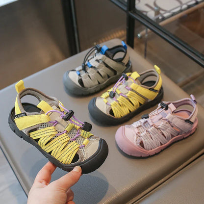 Summer Baby Girls Boys Sandals Children Barefoot Beach Sandals Non Slip Soft Sole Kids Casual Sneakers Outdoor Student Shoes