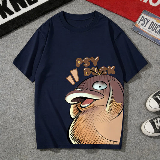 Graphic T-shirt Man Women Short Sleeve Tee Anime Print Casual Tops Summer Streetwear Y2k Clothes