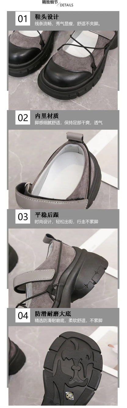 2026 Women Hot Seller Thick Soled Mary Jane Small Leather Shoes British Wind Fashion with New Single Shoe Tide Shoes for Women