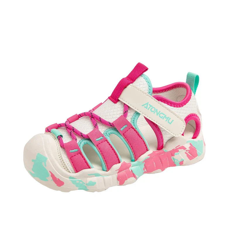 New Girls Sandals Children Water Shoes Cute Outdoor Non-slip Kids Sports Shoes Girls Boy Sandals Sneaker 4 To 12 Years