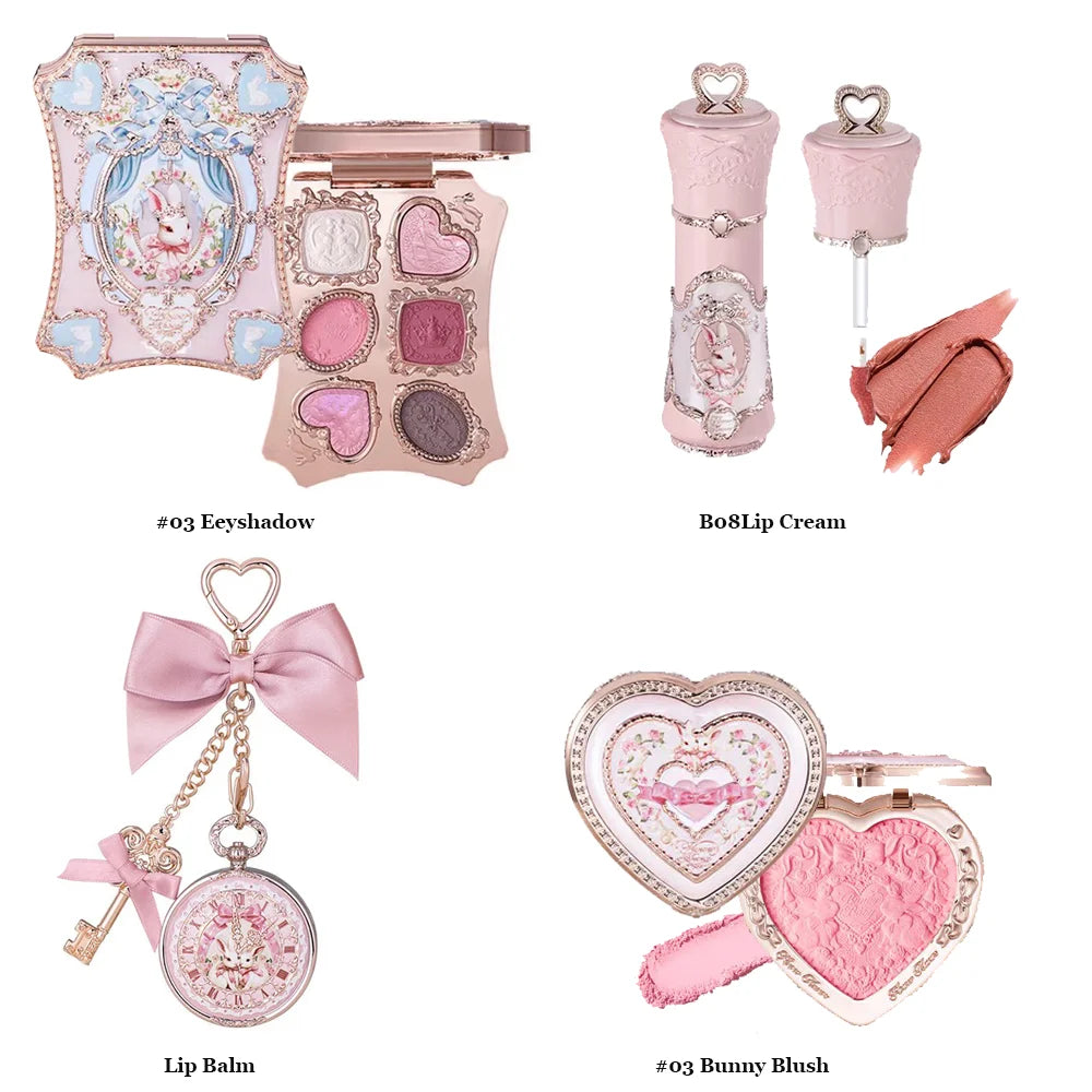 Makeup Sets Little Angel Bunny Garden Lip Glaze Blush Shell Jewelry Birthday Gift Kit De