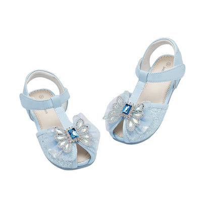 Girls Sandals Summer Children Soft Cool Shoes Fashion Crystal Princess Sweet Party Non-slip Outdoors Sandal DB2261153