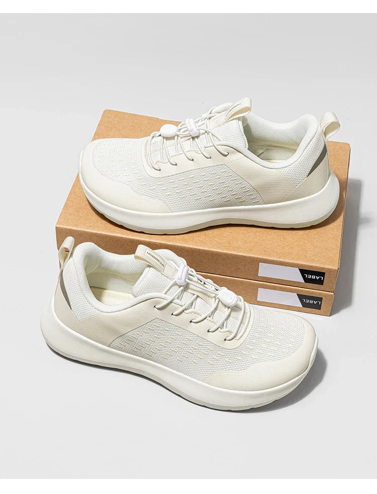 Wide Toe Running Shoes for Men Women Elastic Band Non Slip Sneakers Comfortable Walking Shoes