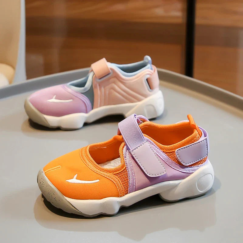 Children's Sneakers Spring Autumn New Girls School Sports Shoes Fashion Versatile Kids Causal Boys Basketball Shoes Soft Bottom