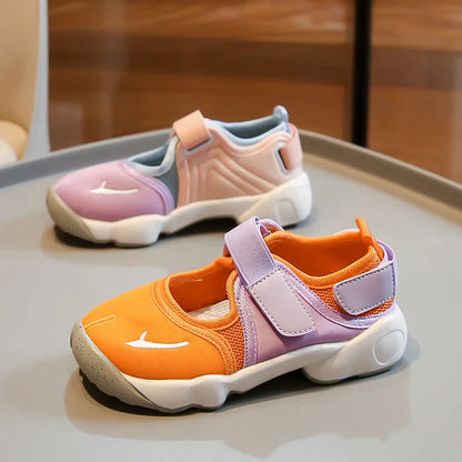 Children's Sneakers Spring Autumn New Girls School Sports Shoes Fashion Versatile Kids Causal Boys Basketball Shoes Soft Bottom