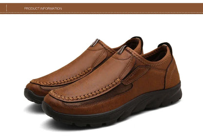 Sapatos Casuais Masculinos Respiráveis Mocassins Tênis Moda Confortável Plano Feito à Mão Retrô Lazer Mocassins Sapatos Masculinos