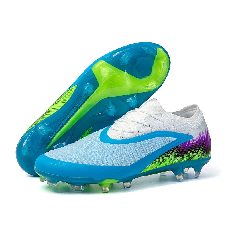 High Quality Mens Football Boots Boys FG/TF Training Studded Fast Soccer Cleats Pro Non Slip Football Shoes for Man 35-45