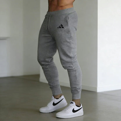 New Men‘s Triangle printing Casual Sports Pants Running Workout Jogging Long Pants Gym Sport Trousers for Men Jogger Sweatpants