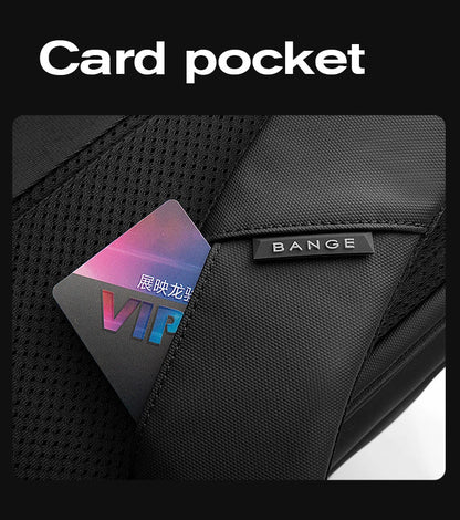 Men Fashion Backpack 15.6 inch Multifunctional Waterproof Backpack Daily Travel Bag Casual School Rucksack with Buckle