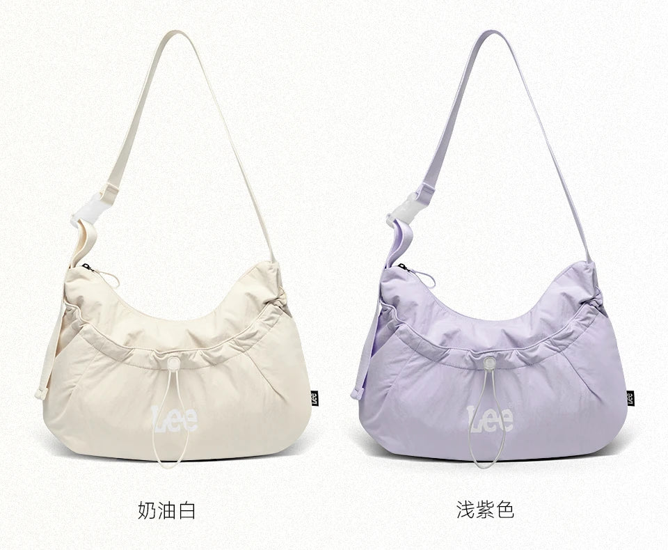 Large Capacity Light Ladies Crossbody Bag Waterproof Casual Shoulder Bag Women Daily Outdoor Travel Shopping Dumpling Bag