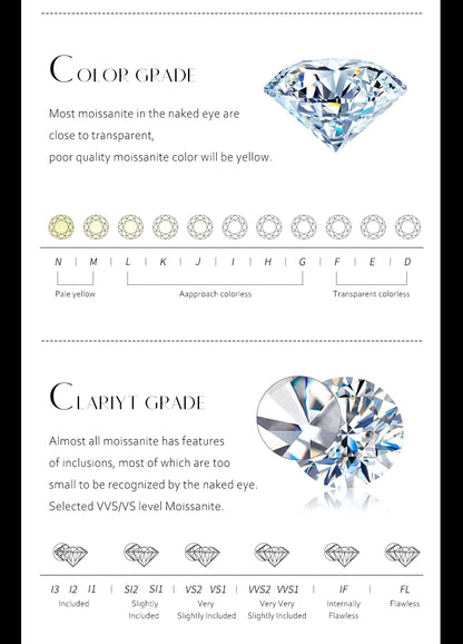 New Brand 18K 14K 10K Yellow Gold Moissanite Ring Round Cut 3.0CT Ring for Women Birthday Diamond for Wedding Gift
