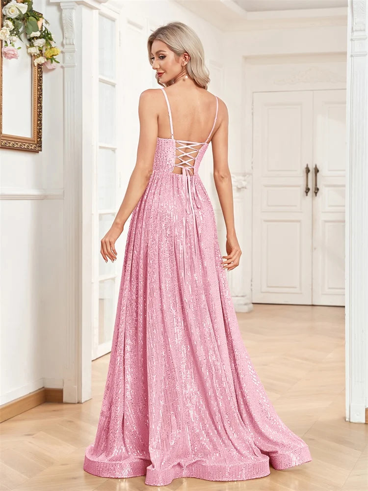 Elegant Sexy Slit Evening Dress Long 2025 Mermaid Formal Gown Women Wedding Party Dresses Caicktail Prom