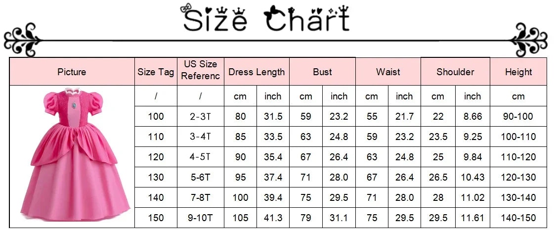 Kids Girl Princess Dress Cosplay Princess Costume Children's Birthday Carnival Dress Girls Party Dress Performance Costume