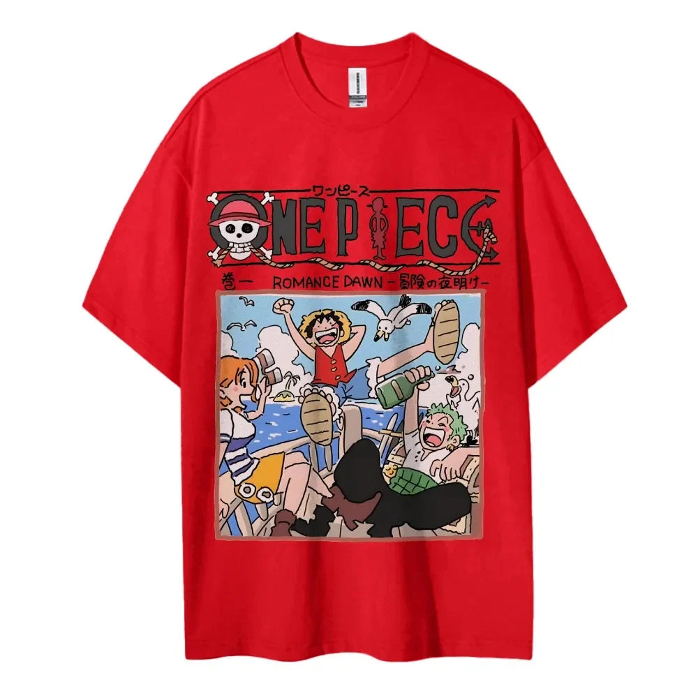 Men's 2025 Summer Casual Oversized Tee Breathable Cotton Daily Lounging and Comic Themed Parties