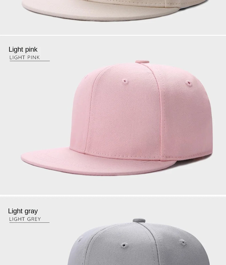 Large 64cm Back Closed Skateboard Cap Women Fitted Baseball Cap XXL Male Big Size Snapback Caps Plain Football Hat 60cm 62cm