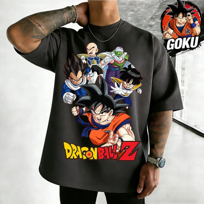 Oversized T-shirt High Quality 100% Cotton Retro Team Graphic Print Unisex Casual Tee for Adults Kids