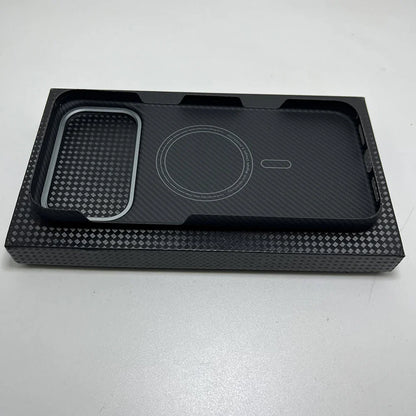 Really Carbon Fiber Case for Iphone 17 Pro Max Case for Magsafe Magnetic Ultra-Thin Lightweight for Iphone17 Pro aramid Cover