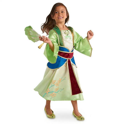 Girls Halloween Clothes Mulan Cosplay Dress Children Performance Costumes Girl Chinese Style Dress Disney Girl Priness Clothes
