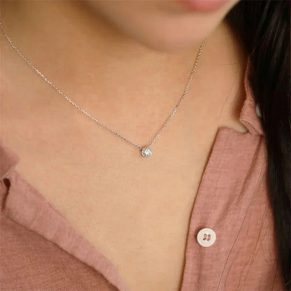 Stainless Steel Charm Crystal Necklace Pendant Birthstone Charms For Jewelry Making Women Earrings DIY Accessories
