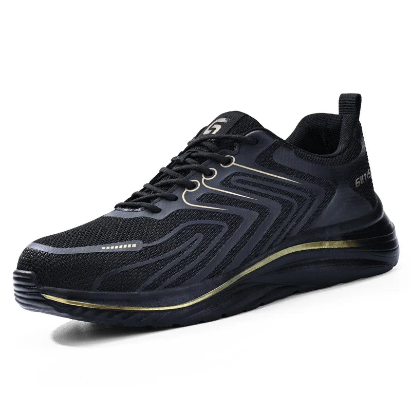 Ladle Toe Work Shoes  Summer Worker Safety Sports Shoes  Protective Shoes for Men  Fashionable  Breathable and Comfortable