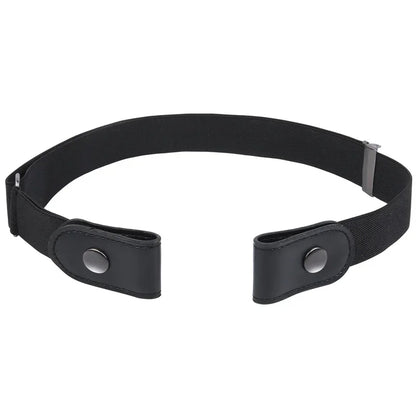 Buckle-Free Belt For Jean Pants,Dresses,No Buckle Stretch Elastic Waist Belt For Women/Men,No Bulge,No Hassle Waist Belt