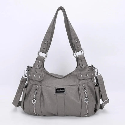 Winter Fashion Shoulder Bag for Women Soft PU Crossbody Handbg Large Capacity Messenger Bag Hobos Big Purse
