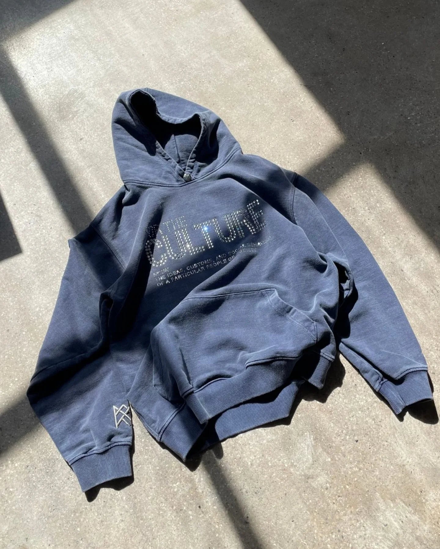 Vintage Men Monogrammed Applique Print Style Y2k Slouchy Loose New Fashion Couple Hoodie Tracksuit Streetwear Street in Winter
