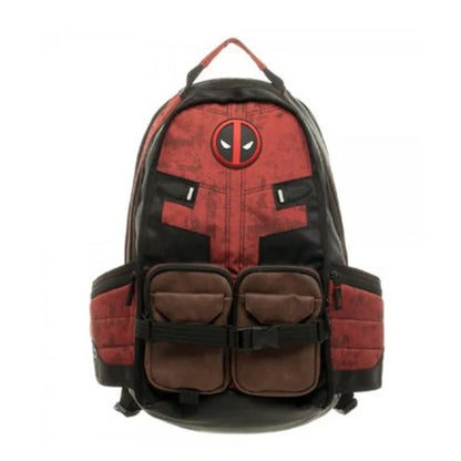 Avengers Deadpool Captains America Backpack Anime Cartoon Backpacks Outdoor Leisure Travel High Capacity Backpack