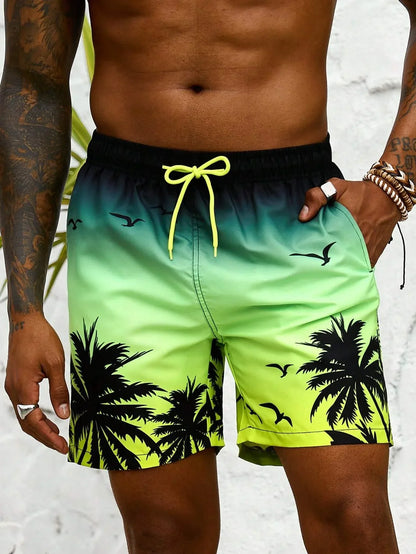 Swim Trunks Quick Dry Board Shorts Bathing Suit Breathable Drawstring With Pockets for Surfing Beach Summer Men's Swim Shorts5XL
