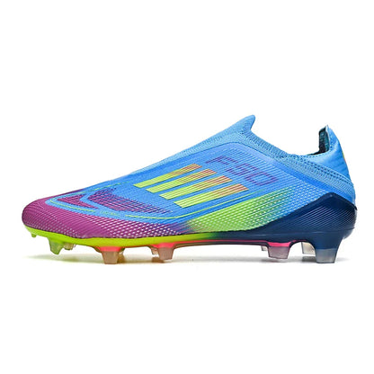NEW Without-lace F50+ Mens Soccer Shoes Boys Training Non-Slip Turf Soccer Cleats TF/FG Football Sneakers Chuteira Campo 35-45