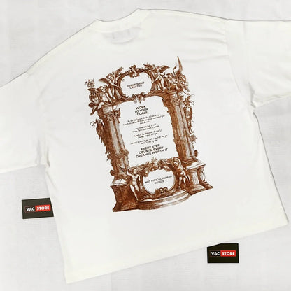 Y2K Cyberpunk Gothic T Shirt Edgy Thorn Texture Print Pure Cotton Streetwear Fashion Graphic Tee Urban Style Comfortable Fit
