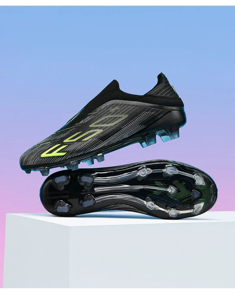 New Men's Football Boots Turf Comfortable Soccer Shoes Sport Ultralight Fg Grass Cleats Futsal Non Slip Indoor Adult Non-Slip