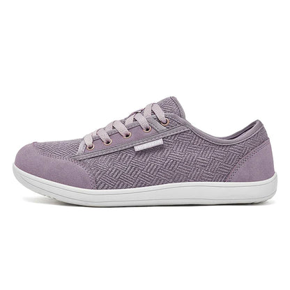 Unisex Barefoot Shoes Wide Toe Minimalist Zero Drop Walking Sneakers Lace-Up Outdoor Lightweight Casual Shoes