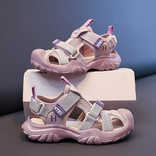 Luxury Kids Shoes Girls Sandals Breathable Non-slip Water Beach Outdoor Shoes Sneaker Children Sports Sandals for Boy