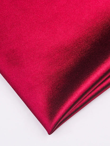 Sexy Sweetheart Ruched Padded Satin Maxi Dress Side Split Tie Up Sleeveless Cocktail Party Evening Bridesmaids PromGown