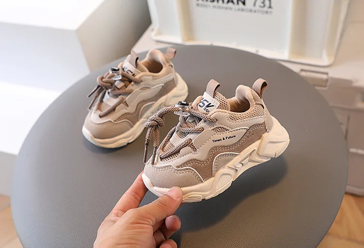Children's Sneakers Spring Autumn Mesh Breathable School Running Sports Shoes for Boy Girl Causal Fashion Kids Basketball Shoes