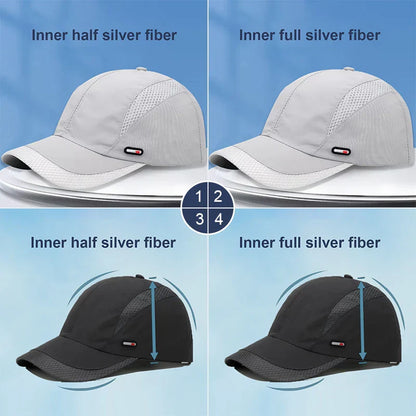 Unisex Anti Radiation Cap Half/Full Silver Fiber Electromagnetic Wave Rfid Shielding Hat Machine Room Computer  EMF Protect Hat