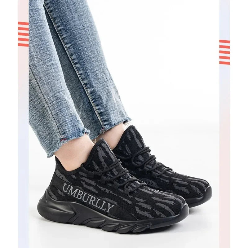 Women's Labor Protection Shoes Anti-Smashing Anti-Piercing Lightweight Breathable Durable Comfortable Work Shoes