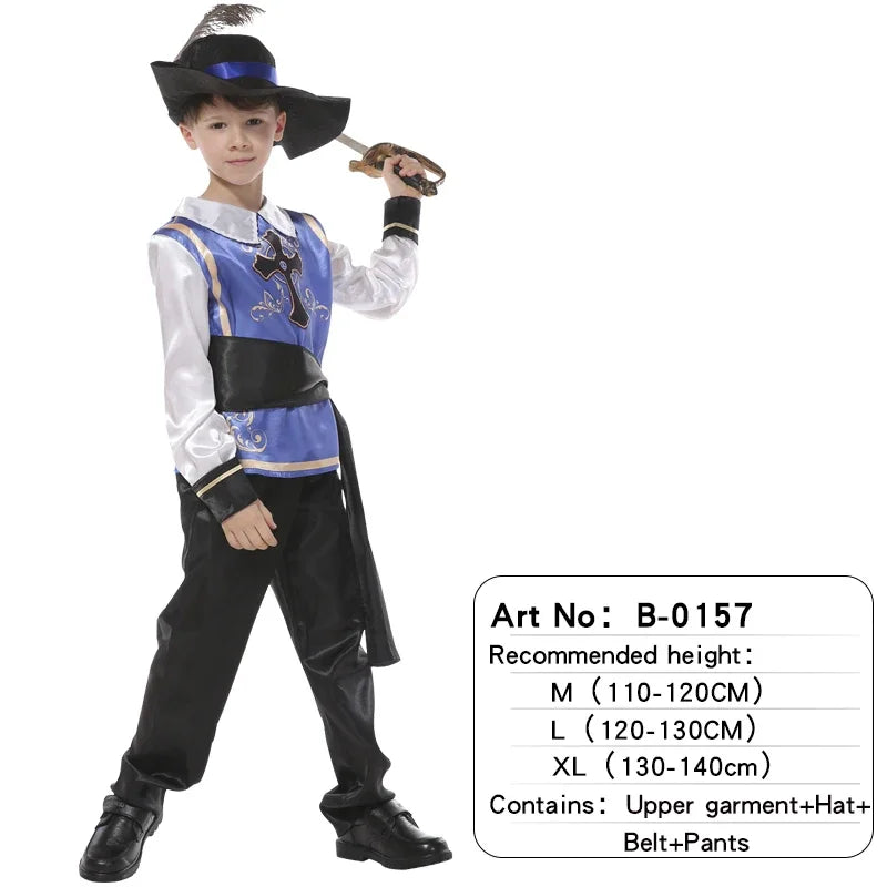 New Child Greek Roman Warrior Gladiator Costume Boys Knight Cosplay Carnival Party Fancy Dress No Weapon