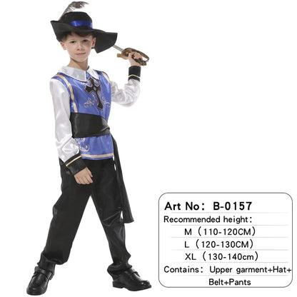 New Child Greek Roman Warrior Gladiator Costume Boys Knight Cosplay Carnival Party Fancy Dress No Weapon