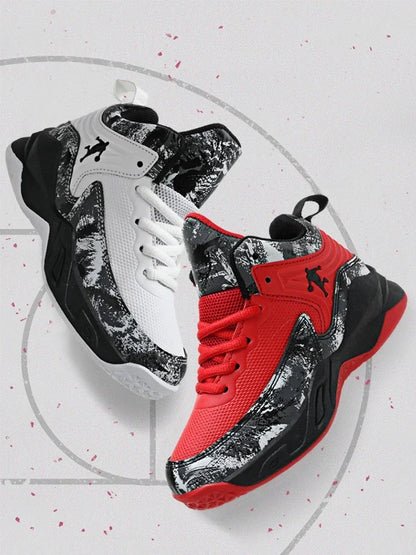 Basketball Shoes for Kids Sneakers New Boys Brand Thick Sole Non-slip Children Sports Shoes Child Boy Basket Trainer Shoes