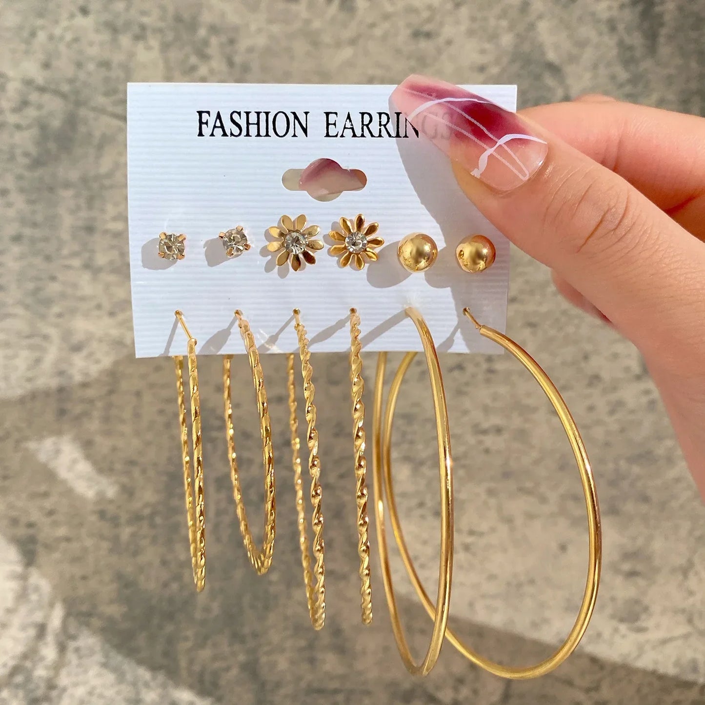 Fashionable Pearl Note Butterfly Geometric Tassel Stud Earrings Women Suit Elegant Charm Engagement Party Jewelry