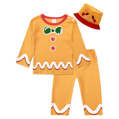 Boys Pilot Costumes Baby Firefighter Clothing Infant Police Cosplay Party Outfits Set Long Pants with Hat Halloween Costume